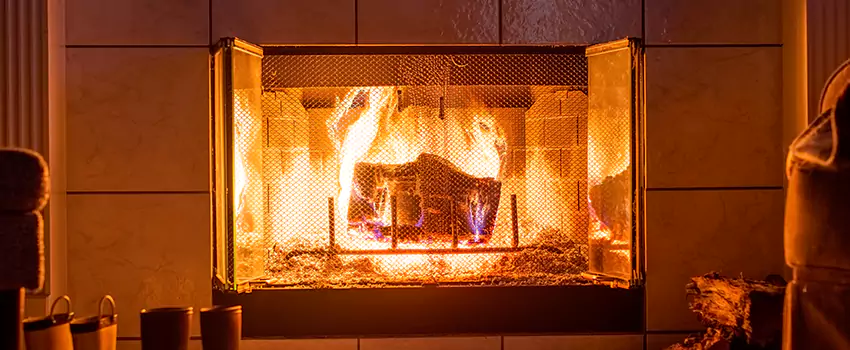 Mendota Hearth Landscape Fireplace Installation in Shelbyville, Indiana