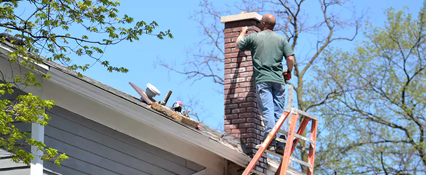 Vinyl and PVC Chimney Flashing Installation in Shelbyville, IN