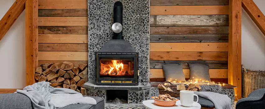Thelin Hearth Products Direct Vent Gas Stove Fireplace Inspection in Shelbyville, Indiana